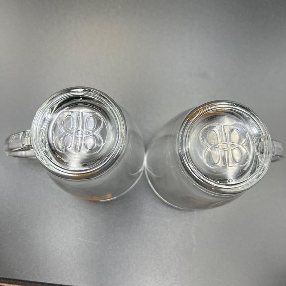 Baileys Original Irish Cream Embossed Glass Whiskey Coffee Mugs 4.5” Tall - Picture 8 of 8